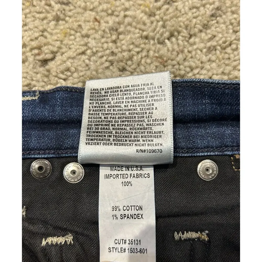Vtg CITIZENS OF HUMANITY 25 (30 x 26) Cropped/ANkle JEANS Emerson Slim Boyfriend
